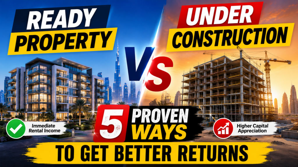 Ready Property vs Under Construction 5 Proven Ways to Get Better Returns