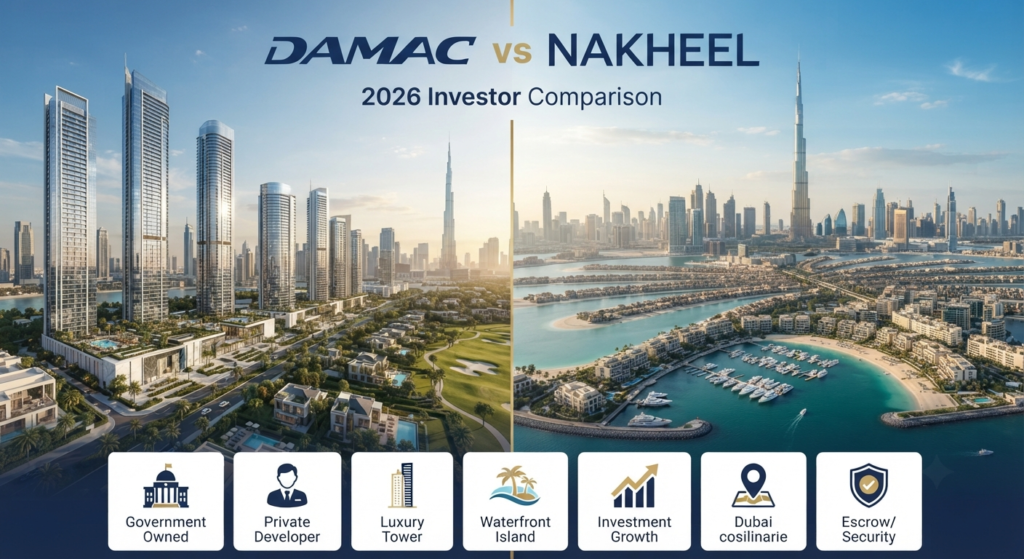 DAMAC vs Nakheel 9 Proven Differences Every Property Investor Should Know (2026)