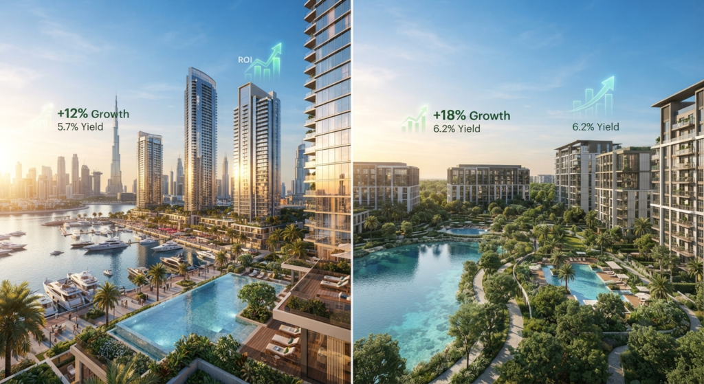 Emaar vs Sobha (2026) Honest ROI Comparison for Dubai Property Investors